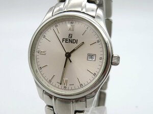 1円◆稼働◆ フェンディ 210G シルバー クオーツ ユニセックス 腕時計 N12902