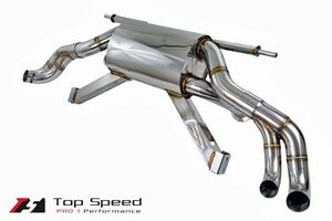 アウディ R8 4.2L V8用マフラー (Track Spec) (USAメーカー Top Speed製) 新品送料無料