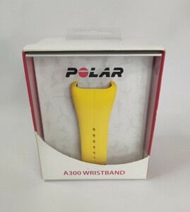 POLAR ポラール A300 替えバンド リストストラップ イエロー (A300 シリコン 交換用 ベルト)