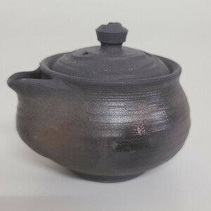 サ31) 宝瓶 未使用 小野広人 検:急須 備前焼 焼締め 煎茶道具 煎茶器 急須