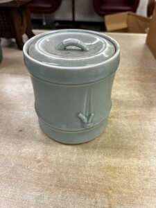 FJ0701 陶器 水差し 水指 青磁 高麗青磁 茶道具 煎茶道具
