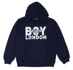 BOY LONDON ボーイロンドン プルオーバーパーカー (ネイビー) (S) [並行輸入品]