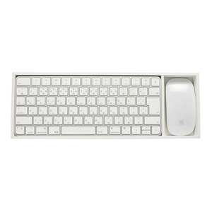 当日発送 日本語 Apple Magic Keyboard Mouse JIS キーボード A2450 マウス A1657 セット 充電 中古品 4-0330-4 箱 wireless