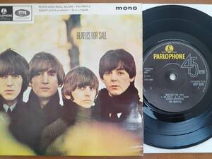 UK盤 7inch EP/Beatles For Sale/mono モノラル/EMI-Parlophone/GEP 8931/1981年 英国盤