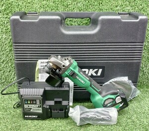 中古品 HiKOKI ハイコーキ マルチボルト 36V 125mm コードレスディスクグラインダ バッテリー1個 + 充電器 G3613DA(XP)