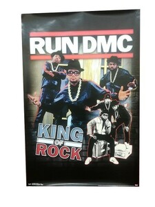 【新品 アウトレット】ポスター RUN DMC KING OF ROCK◆ラン ディーエムシー ラッパー ラップ アメリカ アーティスト