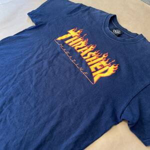 ◆即決送料込み◆アメリカ古着 THRASHER スラッシャーTシャツ ネイビー◆ビンテージヴィンテージアメカジスケーターパウエルゾーラック