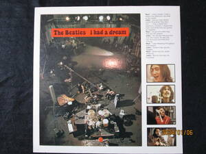レア 希少 美品 The Beatles I had a dream ビートルズ GET BACK LET IT BE ABBEY ROAD 1969 SESSION LPレコード Wax Vinyl カラー ジャケ