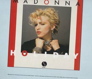 80’s hit 12inch★MADONNA / Holiday / Lucky star★picture sleeve・ドイツ盤・Sire★