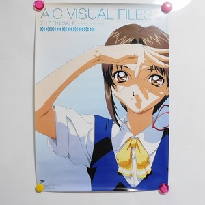 【非売品】B2ポスター AIC VISUAL FILES 3 販促 告知 ポスター 当時物 (P-84)