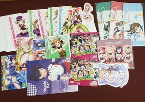 ラブライブ セット 虹ヶ咲学園 スクフェス ポストカード カード マウスパッド ぽち袋 シール エマ 