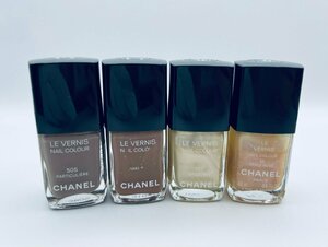 ■【YS-1】 シャネル CHANEL ■ ヴェルニ ネイルエナメル 13ml 4点セット まとめ ■ 505 カーキローズ 107 65 【同梱可能商品】■F