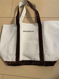 新品　ヴァネッサブリューノ　Vanessabruno ミニトート　キャンバス　茶ラメ　付録 