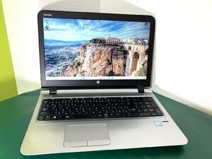 【埼玉発送】【動作確認済】HP / HP ProBook 450 G3 / Intel(R) Core(TM) i5-6200U CPU@2.30GHz 2.40GHz / 8GB / HDD500GB / Windows11Pro