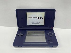 D251-K44-4615 ◎ 任天堂 NINTENDO DS Lite ニンテンドーDS ライト USG-001 ゲーム機 本体 ネイビー 通電確認済み