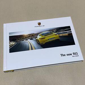 ★PORSCHE ポルシェ 911 (991型) 豪華 厚口 製本カタログ 2016年4月 販売店印無し