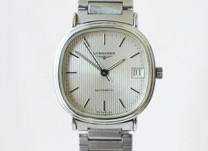 【1円～】 LONGINES ロンジン ◆ Cal: L990.1 腕時計 シルバー 自動巻 デイト付 25石 稼働品 オーバーオール済 ◆KC-1