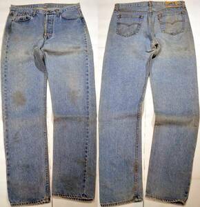 f867/LEVIS501アメリカ製MADE IN U.S.A.オールド程度良！80’s