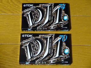 TDK DJ1 カセットテープ ノーマル 70分 2本 未使用