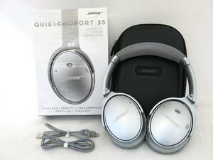 １円～　BOSE　ボーズ　【QC35】　QuietComfort 35 wireless headphones　中古　音出し確認済　ワイヤレスヘッドホン