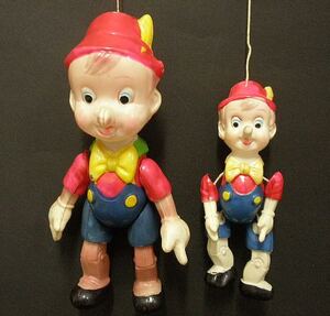 【1950年代セルロイド玩具】ピノキオ吊り下げ人形