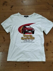 TOYOTA Sports 800 Tシャツ Ｍサイズ Double focus トヨタ ヨタハチ 半袖Tシャツ