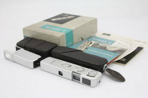 Y925 【元箱付き】 ミノックス Minox B Complan 15mm F3.5 コンパクトカメラ スパイカメラ ソフトケース・説明書セット ジャンク