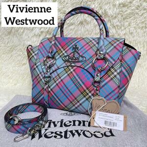 【未使用級】Vivienne Westwood　ヴィヴィアンウエストウッド　ハンドバッグ 現行モデル　Betty　ベティ　ミディアム オーブ　2WAY 