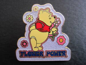 くまのプーさん■Pooh■FLOWER POWER 花のチカラ■ピン■難あり