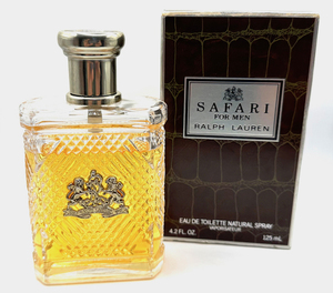 ★ラルフローレン香水・RALPH LAUREN SAFARI FOR MEN EDT.125ml Natural Spray 4.2FL.OZ. 125ml・展示USED/残量約80% 約100ml)