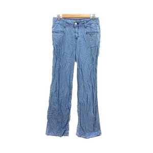 カリアング KariAng Jeans ストレートパンツ M 青 ブルー /YK レディース