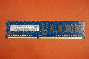 PCメモリ　hynix 2GB 1Rx8 PC3-12800U-11-11-A1 2GB 1枚のみ　中古 片面　T-037 
