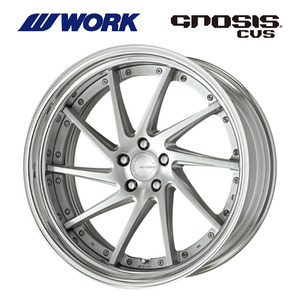 送料無料 ワーク GNOSIS CVS STEP RIM ミドルコンケイブ STANDARD Adisk 9J-21 +33～－19 5H-120 【4本 セット 新品】