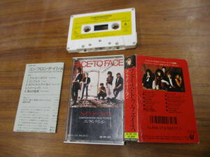 RS-4780【カセットテープ】フェイス・トゥ・フェイス コンフロンテイション FACE TO FACE CONFRONTATION 28.6P-351 cassette tape