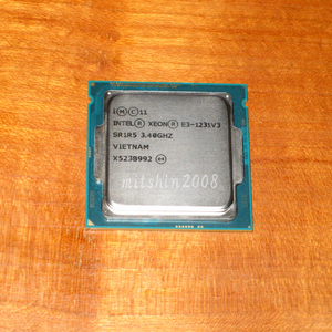 Intel Xeon E3-1231 v3 3.4GHz(TB:最大3.8GHz) LGA1150 Haswell 動作確認済 クリックポストなら送料185円 (E3-1231V3) [No.959]