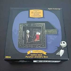 【極希少品・未使用品】ナイトメア・ビフォアクリスマス 10th ANNIVERSARY Santa Jack Pewter Jewelry Box 小物入れ 宝石入れ 錫