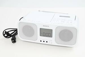 6)21.530 動作品 SONY CFD-S401 パーソナルオーディオシステム CDラジカセ カセットテープ CD FM AM ラジオ