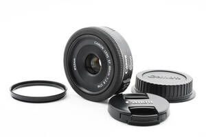 ★【限定！極上美品 超人気 パンケーキ】 Canon EF40ｍｍ F2.8 STM ブラック ★ フルサイズ対応 2095985