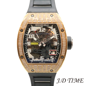 RICHARD MILLE【リシャールミル】 オートマティック　オーバーサイズデイト RM029 RG スケルトン文字盤【USED】(AR-1427)