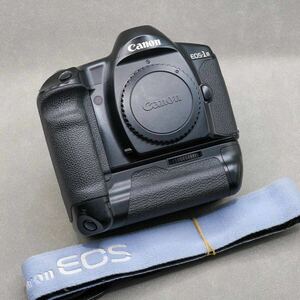 ［美品］キャノン Canon EOS-1N HS フィルムカメラ 動作確認 パワードライブPB-E1付け