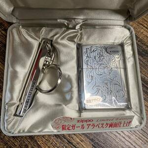 新品未開封　ZIPPO ジッポー　オイルライター ウィンディ　両面加工　銀メッキ　限定品　人気モデル　1999年製