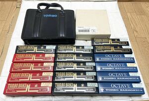 TOMBO トンボ ハーモニカ 21TONES BAND 高級 ミヤタ ハーモニカ OCTAVE 等 希少 お宝 レトロ ビンテージ 大量 まとめて F2