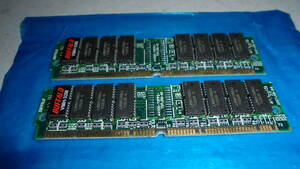 240513003★BUFFALO VMH-32M SIMMメモリ 増設RAMボード ２枚組 合計32MB