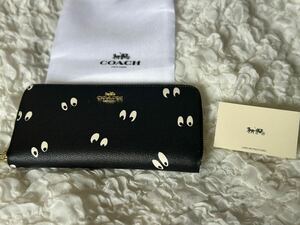 139 新品 COACH コーチ 長財布 ラウンドファスナー F73492