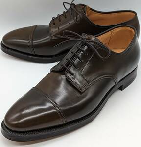 【新品】クロケット＆ジョーンズ コードバン ブラッドフォード サイズ7E【送料無料】CROCKETT&JONES Bradford 外羽根 キャップトゥ 木型341