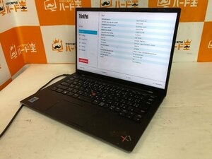 【ハード王】1円～/ノート/Lenovo ThinkPad X1 Carbon 20XWCTO1WW/Corei7-1165G7/16GB/ストレージ無/11405-J21
