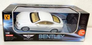 ※ ラジコン BENTLEY ベントレーコンチネンタル GT V8 ホワイト 1/24 未開封 GUOKAI RCカー
