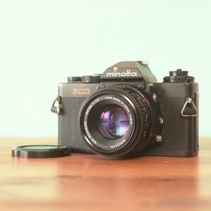 完動品◎ミノルタ XD ブラック × 50mm f1.7 フィルムカメラ #41#