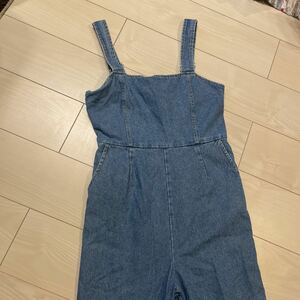 NY購入　デニムサロペット　M toast jeans 綺麗め　デニム