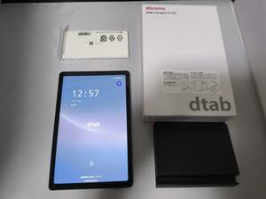 dtab Compact d-52C ミスティブルー 5G Snapdragon 695 4GB 64GB 1920x1200 8.4インチ IP53 防水防塵 Android13 1週間保証